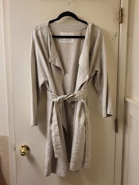notPERFECTLINEN Amsterdam Heavyweight Linen Duster Coat
